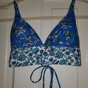 Michael Kors longline bikini top